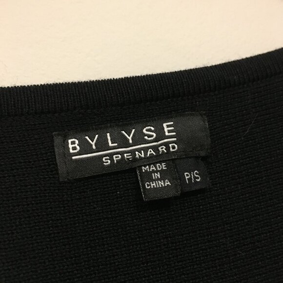 European Bylyse Black Die Cut Hem Designer Top - Picture 7 of 14